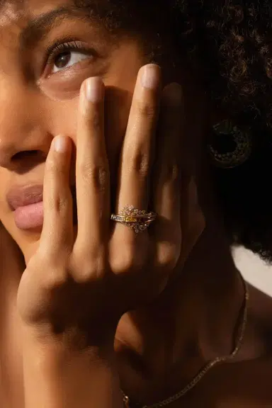 Ananya Rainbow Energy Scatter Ring | Thumbnail 3