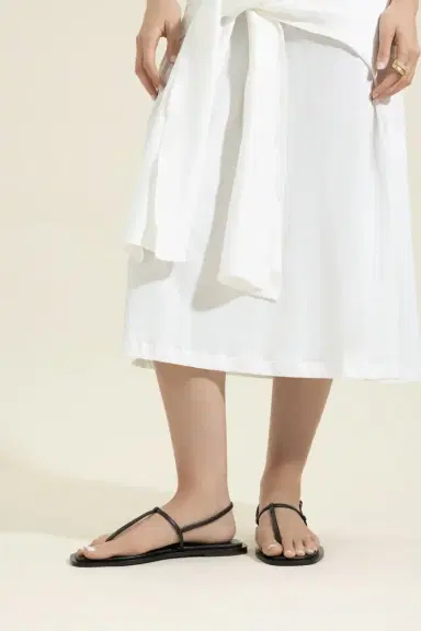 TOTEME T-Strap Sandal - Bark | Thumbnail 3