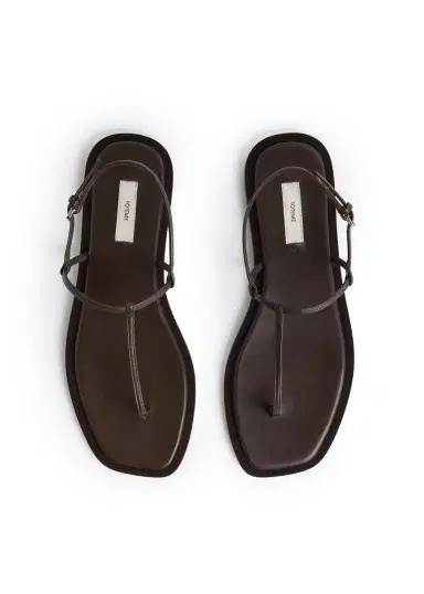 TOTEME T-Strap Sandal - Bark | Thumbnail 6