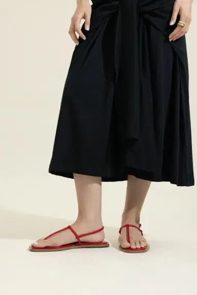 TOTEME T-Strap Sandal - Red Desert | Thumbnail 4