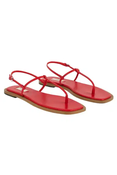 TOTEME T-Strap Sandal - Red Desert | Thumbnail 1