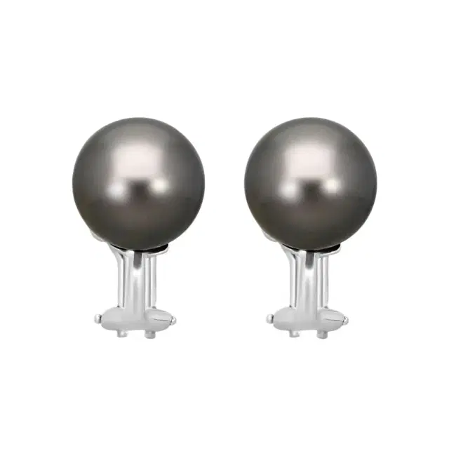 ASSAEL Assael 18K White Gold Tahitian Cultured Pearl Clip-On Earrings by The Solist