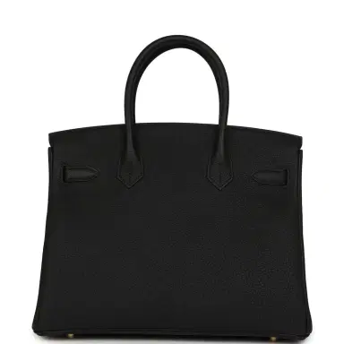 HERMÈS Hermes Birkin 30 Black Togo Gold Hardware | Thumbnail 4 HERMÈS Hermes Birkin 30 Black Togo Gold Hardware | Thumbnail 4