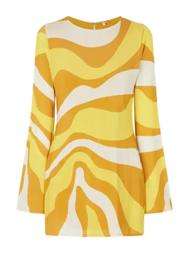 Cala de la Cruz Maisha Printed Jersey Mini Dress | Thumbnail 1