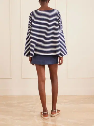 Les Vacances D’Irina Mariniere Striped Cotton-jersey Shirt | Thumbnail 3 Les Vacances D’Irina Mariniere Striped Cotton-jersey Shirt | Thumbnail 3