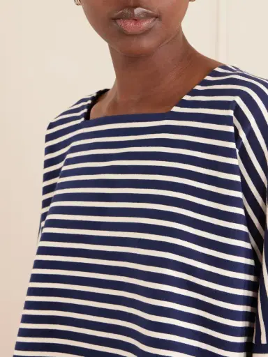 Les Vacances D’Irina Mariniere Striped Cotton-jersey Shirt | Thumbnail 4 Les Vacances D’Irina Mariniere Striped Cotton-jersey Shirt | Thumbnail 4