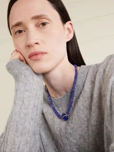 JIA JIA Oracle 14-karat Gold, Tanzanite And Diamond Necklace | Thumbnail 2