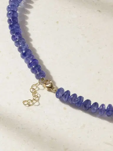 JIA JIA Oracle 14-karat Gold, Tanzanite And Diamond Necklace | Thumbnail 3