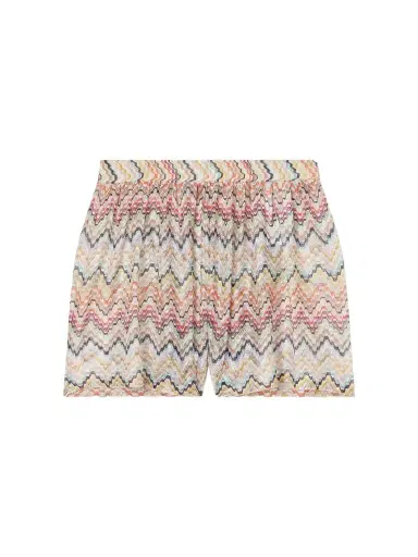 Missoni Striped Crochet-knit Shorts | Thumbnail 1 Missoni Striped Crochet-knit Shorts | Thumbnail 1