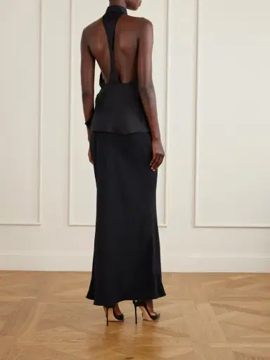 Tom Ford Monogram-printed Halterneck Silk-chiffon Tank | Thumbnail 4 Tom Ford Monogram-printed Halterneck Silk-chiffon Tank | Thumbnail 4