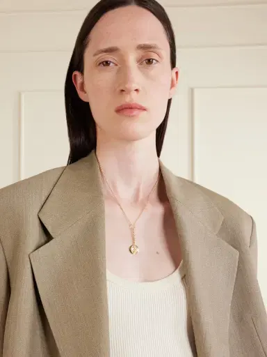 Foundrae Solar & Lunar + Small Mixed Belcher 18-karat Gold Diamond Necklace | Thumbnail 2