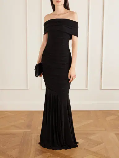 Norma Kamali Gathered Jersey Gown | Thumbnail 2