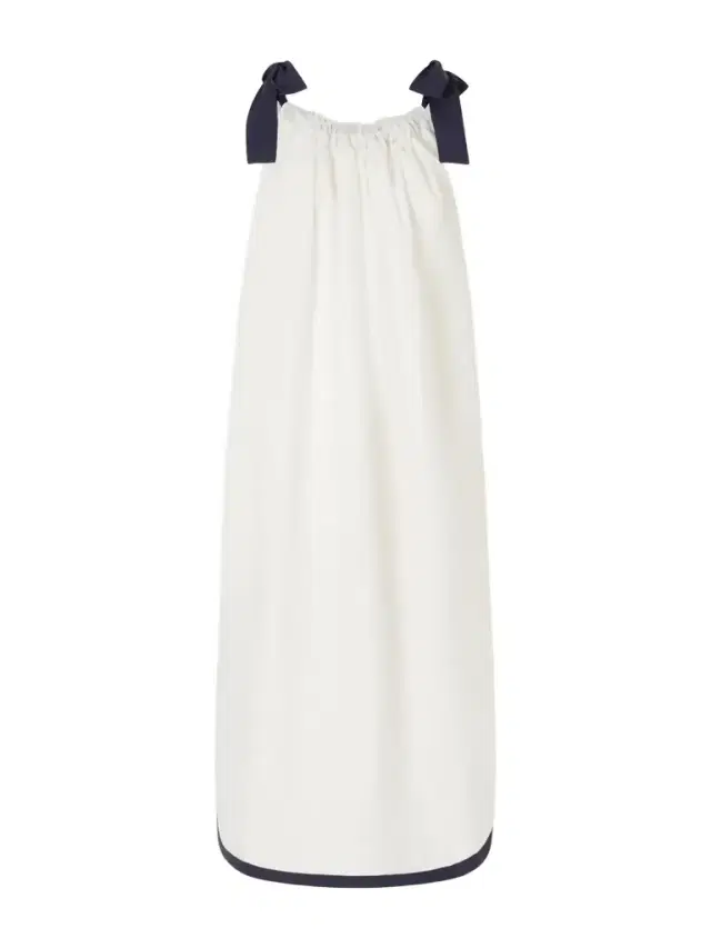 Les Vacances D’Irina Two-tone Cotton-poplin Maxi Dress
