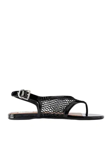 Alaïa Fishnet Flat Sandals | Thumbnail 1 Alaïa Fishnet Flat Sandals | Thumbnail 1