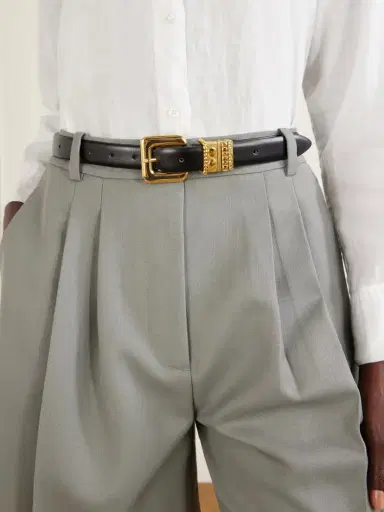 Déhanche Mara Stone Tiger's Eye-embellished Leather Belt | Thumbnail 2 Déhanche Mara Stone Tiger's Eye-embellished Leather Belt | Thumbnail 2