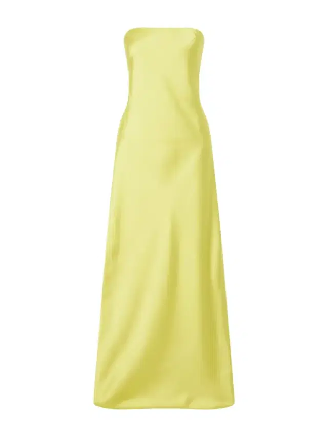 Bias Strapless Satin Gown