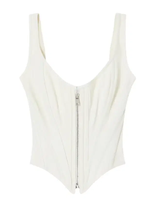 Zip Denim Corset