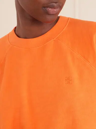 ÉTERNE Sonny Embroidered Cotton-jersey Sweatshirt | Thumbnail 5 ÉTERNE Sonny Embroidered Cotton-jersey Sweatshirt | Thumbnail 5