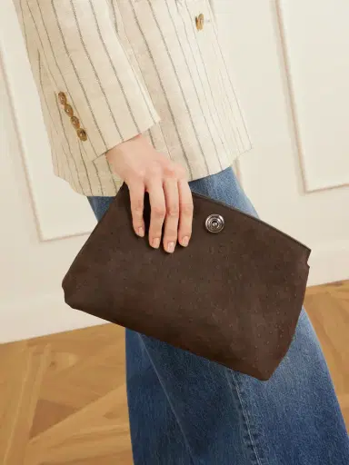 Liffner Pushlock Leather Pouch | Thumbnail 2