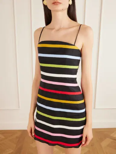 Cala de la Cruz Roma Striped Linen Mini Dress | Thumbnail 4 Cala de la Cruz Roma Striped Linen Mini Dress | Thumbnail 4