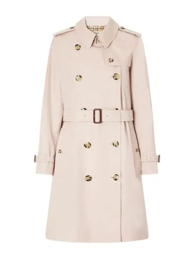 Kensington Double-breasted Belted Cotton-gabardine Trench Coat
