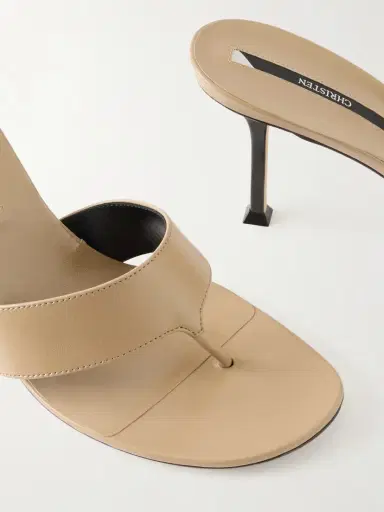 CHRISTEN Helix 75 Leather Thong Sandals | Thumbnail 5
