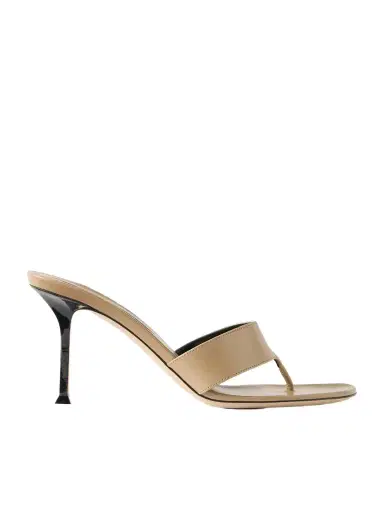 CHRISTEN Helix 75 Leather Thong Sandals | Thumbnail 1