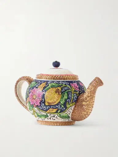 Judith Leiber Couture Teapot Crystal-embellished Gold-tone Clutch | Thumbnail 4