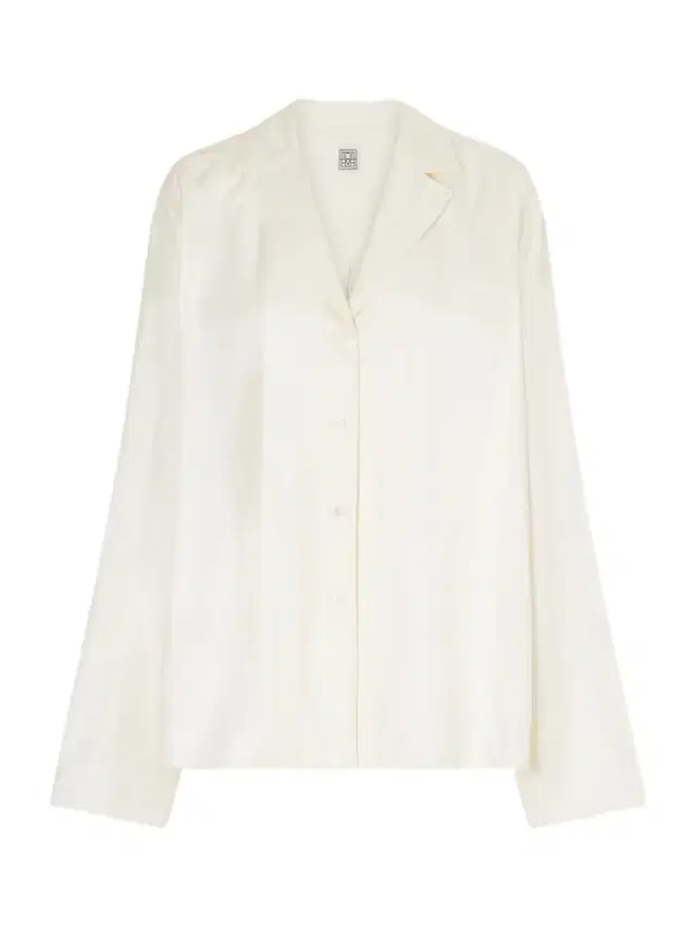 TOTEME Embroidered Silk-satin Shirt