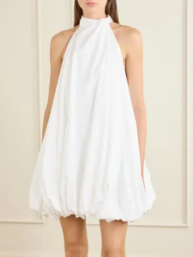 Alaïa Halterneck Cotton-poplin Balloon Mini Dress | Thumbnail 2