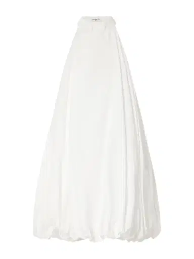 Alaïa Halterneck Cotton-poplin Balloon Mini Dress | Thumbnail 1