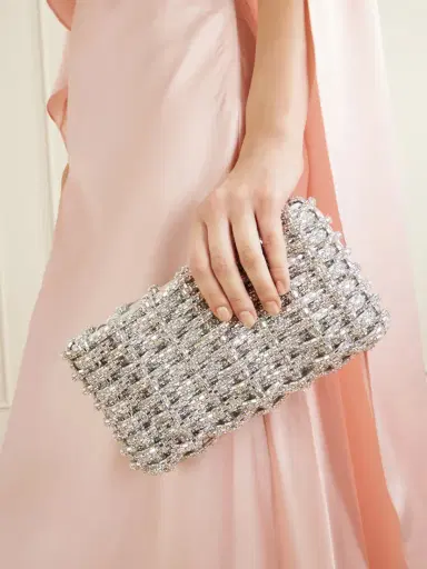 Simkhai Morgan Crystal-embellished Clutch Bag | Thumbnail 2