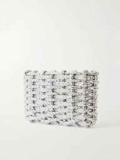 Simkhai Morgan Crystal-embellished Clutch Bag | Thumbnail 4