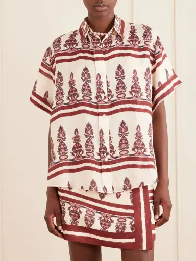 Johanna Ortiz Printed Linen Shirt | Thumbnail 3 Johanna Ortiz Printed Linen Shirt | Thumbnail 3