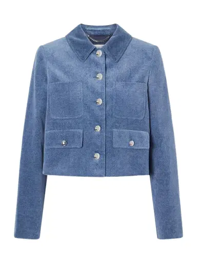 Altuzarra Astley Cotton Velvet Jacket | Thumbnail 1
