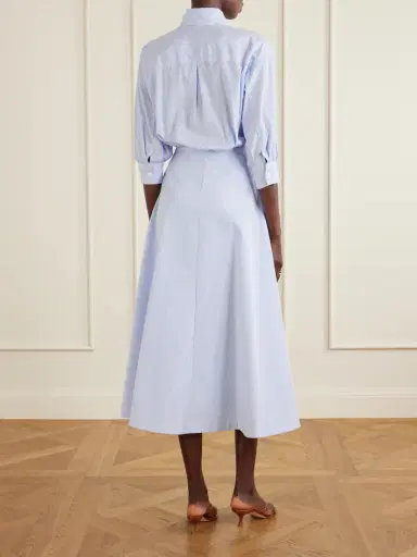 Altuzarra Striped Cotton-poplin Midi Dress | Thumbnail 3 Altuzarra Striped Cotton-poplin Midi Dress | Thumbnail 3