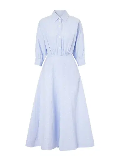Altuzarra Striped Cotton-poplin Midi Dress | Thumbnail 1 Altuzarra Striped Cotton-poplin Midi Dress | Thumbnail 1