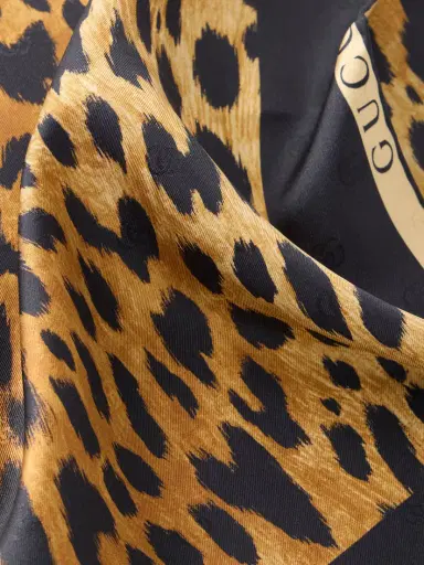 Gucci Leopard-print Silk-twill Scarf | Thumbnail 4 Gucci Leopard-print Silk-twill Scarf | Thumbnail 4