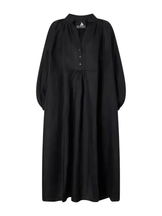 Les Vacances D’Irina Sea Linen Maxi Dress