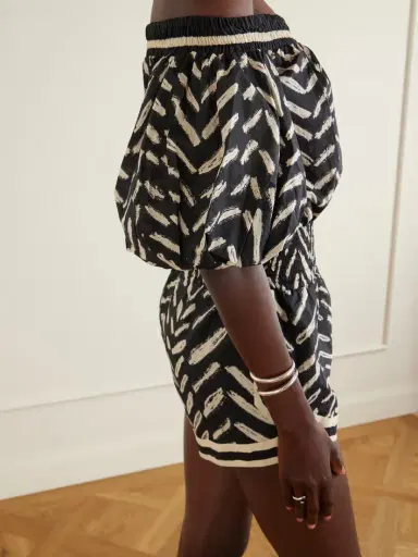 Johanna Ortiz Water Hymn Printed Cotton-poplin Playsuit | Thumbnail 4 Johanna Ortiz Water Hymn Printed Cotton-poplin Playsuit | Thumbnail 4