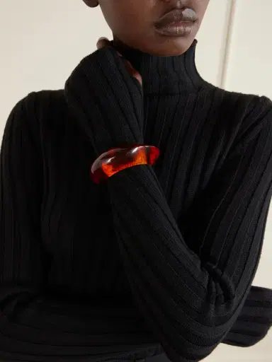 Alaïa Edge Gold-tone Bangle | Thumbnail 2