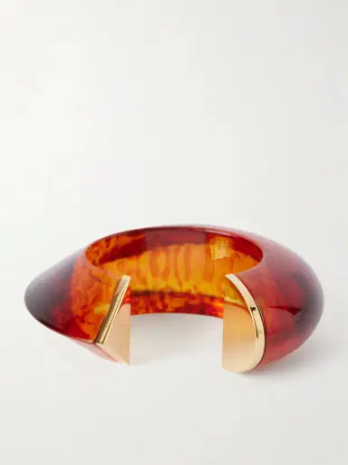 Alaïa Edge Gold-tone Bangle | Thumbnail 3
