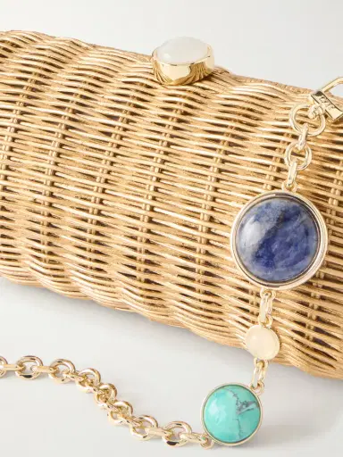 Judith Leiber Couture Poppy Basket Rattan Clutch | Thumbnail 5 Judith Leiber Couture Poppy Basket Rattan Clutch | Thumbnail 5