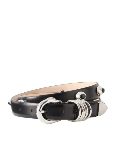 Déhanche Hollyhock Embellished Leather Belt | Thumbnail 1