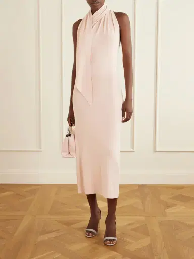Altuzarra Mitchell Tie-detailed Jersey Midi Dress | Thumbnail 2