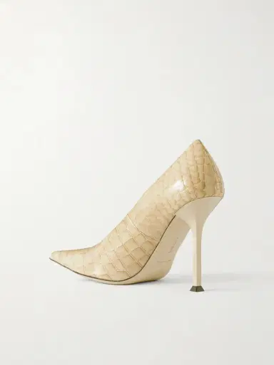 CHRISTEN Helix 95 Croc-effect Leather Pumps | Thumbnail 3 CHRISTEN Helix 95 Croc-effect Leather Pumps | Thumbnail 3