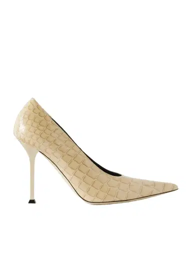 CHRISTEN Helix 95 Croc-effect Leather Pumps | Thumbnail 1 CHRISTEN Helix 95 Croc-effect Leather Pumps | Thumbnail 1