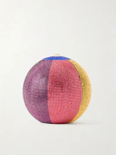 Judith Leiber Couture Sphere Crystal-embellished Gold-tone Clutch | Thumbnail 4 Judith Leiber Couture Sphere Crystal-embellished Gold-tone Clutch | Thumbnail 4