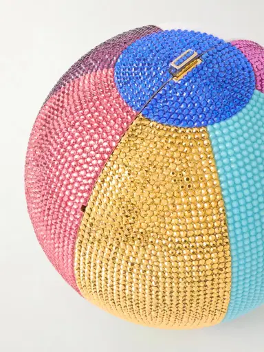 Judith Leiber Couture Sphere Crystal-embellished Gold-tone Clutch | Thumbnail 5 Judith Leiber Couture Sphere Crystal-embellished Gold-tone Clutch | Thumbnail 5