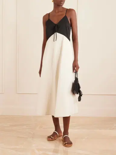 Sea Angelina Two-tone Twill Maxi Dress | Thumbnail 2 Sea Angelina Two-tone Twill Maxi Dress | Thumbnail 2